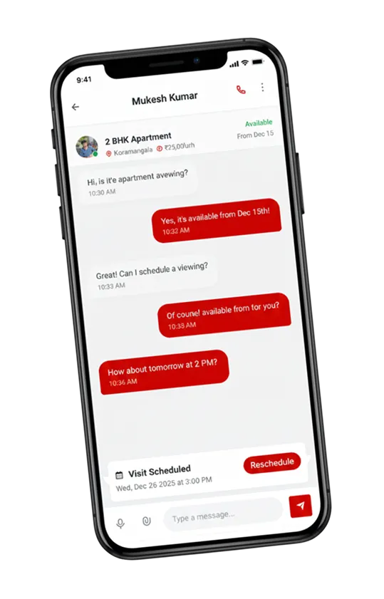 Hire App Screen